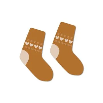 Vector flat illustration. Autumn cute and cozy icon for your design Stock Illustration