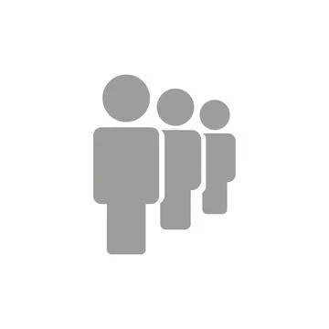 Vector flat illustration. Avatar, user profile, gender neutral silhouette. Gray Stock Illustration