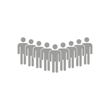 Vector flat illustration. Avatar, user profile, gender neutral silhouette. Nine Stock Illustration