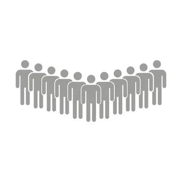 Vector flat illustration. Avatar, user profile, gender neutral silhouette Stock Illustration