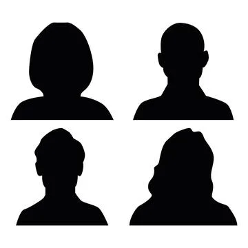 Vector flat illustration. Avatar, user profile, person icon, profile picture Stock Illustration