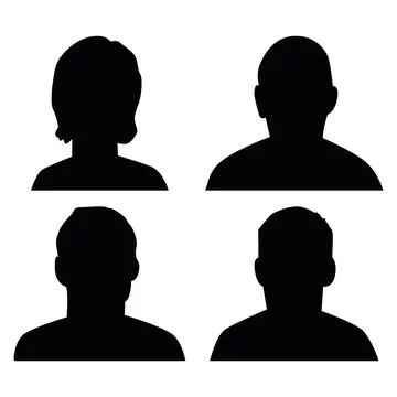 Vector flat illustration. Avatar, user profile, person icon, profile picture Stock Illustration