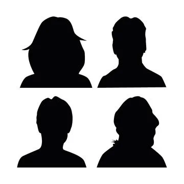 Vector flat illustration. Avatar, user profile, person icon, profile picture Stock Illustration