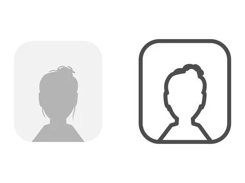 Vector flat illustration. Avatar, user profile, face icon, profile picture... Stock Illustration