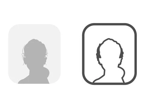 Vector flat illustration. Avatar, user profile, face icon, profile picture... Stock Illustration