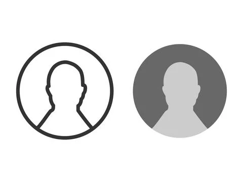 Vector flat illustration. Avatar, user profile, face icon, profile picture... Stock Illustration