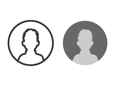 Vector flat illustration. Avatar, user profile, face icon, profile picture... Stock Illustration