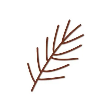 Vector flat illustration. Branch icon on a white background. Perfect as a 스톡 일러스트
