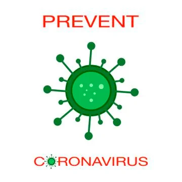 Vector flat illustration corona virus infection. can be used for web blog Stock Illustration
