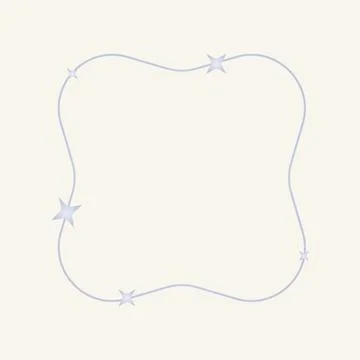 Vector flat illustration. Elegant frame on a light background. Design templ.. Illustrazione stock