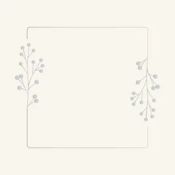 Vector flat illustration. Elegant frame on a light background. Design templates 스톡 일러스트