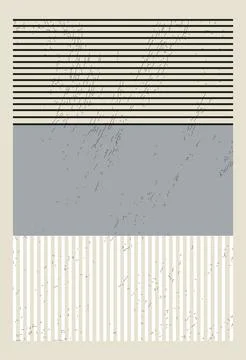 Vector flat illustration. Geometric poster concept. The picture shows a geo.. Stock Illustration