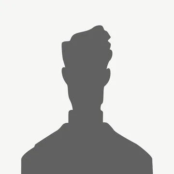 Vector flat illustration in gray color. Avatar, user profile, person icon Stock Illustration