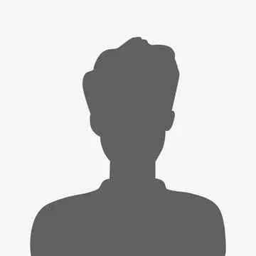 Vector flat illustration in gray color. Avatar, user profile, person icon Stock Illustration