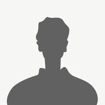 Vector flat illustration in gray color. Avatar, user profile, person icon Stock Illustration