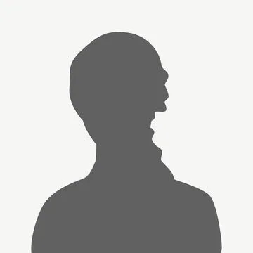 Vector flat illustration in gray color. Avatar, user profile, person icon Stock Illustration