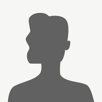 Vector flat illustration in gray color. Avatar, user profile, person icon Stock Illustration