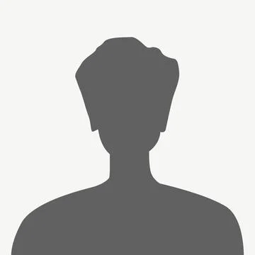 Vector flat illustration in gray color. Avatar, user profile, person icon Stock Illustration