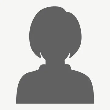 Vector flat illustration in gray color. Avatar, user profile, person icon Stock Illustration