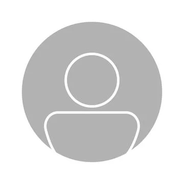 Vector flat illustration in gray colors. Avatar, user profile, person icon Stock Illustration