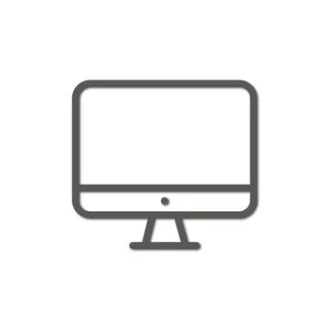 Vector flat illustration. Gray device on a white background. The concept of Stock Illustration