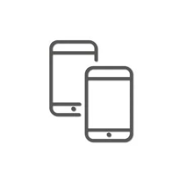 Vector flat illustration. Gray device on a white background. The concept of Stock Illustration