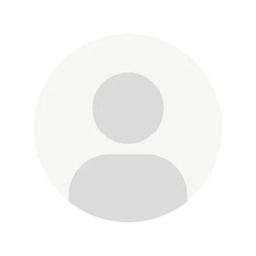 Vector flat illustration in grayscale. Avatar, user profile, person icon Stock Illustration