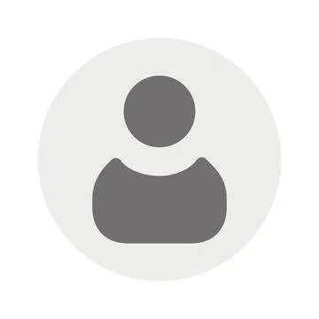 Vector flat illustration in grayscale. Avatar, user profile, person icon Stock Illustration