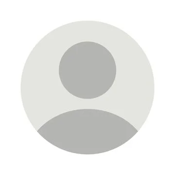Vector flat illustration in grayscale. Avatar, user profile, person icon Stock Illustration