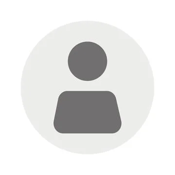 Vector flat illustration in grayscale. Avatar, user profile, person icon Stock Illustration