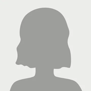 Vector flat illustration in grayscale. Avatar, user profile, person icon Stock Illustration