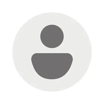 Vector flat illustration in grayscale. Avatar, user profile, person icon Stock Illustration