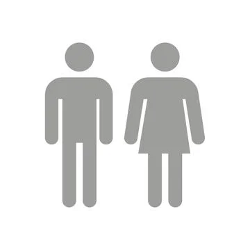 Vector flat illustration in grayscale. Avatar, user profile, person icon, p.. Stock Illustration