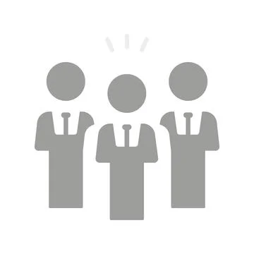 Vector flat illustration in grayscale. Avatar, user profile, person icon Stock Illustration