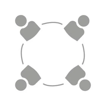 Vector flat illustration in grayscale. Avatar, user profile, person icon Stock Illustration