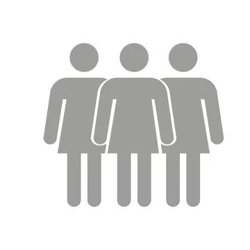 Vector flat illustration in grayscale. Avatar, user profile, person icon Stock Illustration