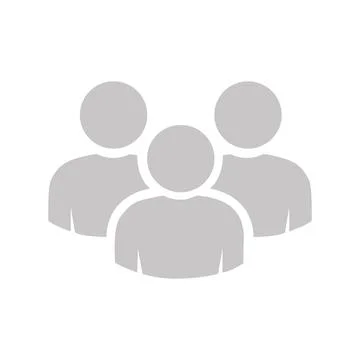 Vector flat illustration in grayscale. Avatar, user profile, person icon Stock Illustration