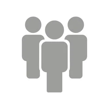 Vector flat illustration in grayscale. Avatar, user profile, person icon Stock Illustration