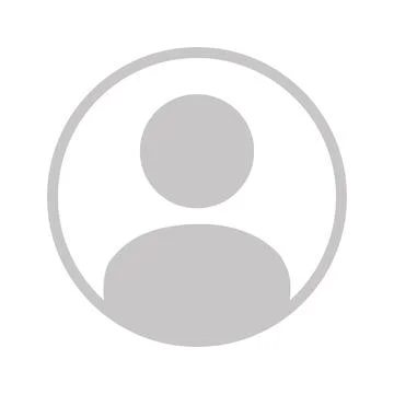 Vector flat illustration in grayscale. Avatar, user profile, person icon Stock Illustration