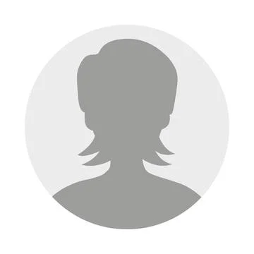 Vector flat illustration in grayscale. Avatar, user profile, person icon Stock Illustration