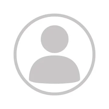 Vector flat illustration in grayscale. Avatar, user profile, person icon Stock Illustration