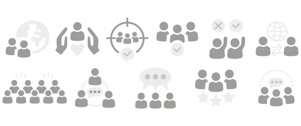 Vector flat illustration in grayscale. Avatar, user profile, person icon Stock Illustration