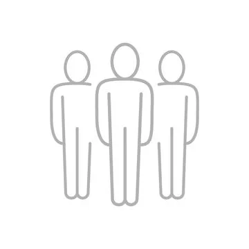 Vector flat illustration in grayscale. Avatar, user profile, person icon, g.. Stock Illustration