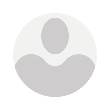 Vector flat illustration in grayscale. Avatar, user profile, person icon, g.. Stock Illustration