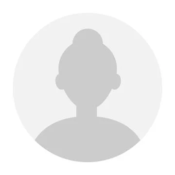 Vector flat illustration in grayscale. Avatar, user profile, person icon, g.. Stock Illustration