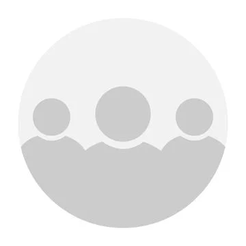 Vector flat illustration in grayscale. Avatar, user profile, person icon Stock Illustration