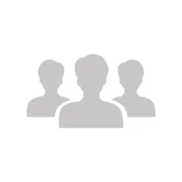 Vector flat illustration in grayscale. Avatar, user profile, person icon Stock Illustration