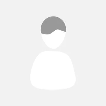 Vector flat illustration in grayscale. Avatar, user profile, person icon, g.. Stock Illustration