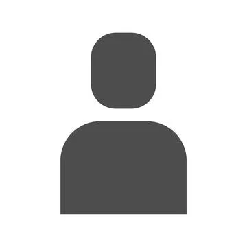 Vector flat illustration in grayscale. Avatar, user profile, person icon, g.. Stock Illustration