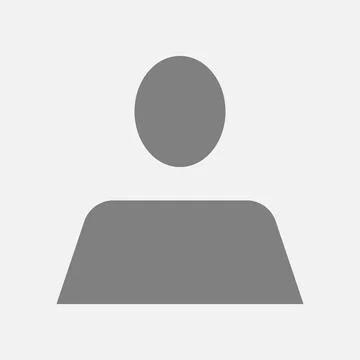 Vector flat illustration in grayscale. Avatar, user profile, person icon, g.. Stock Illustration
